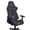 Floral Print Blue Black, variant on SCRAWLGOD Deer Lightning American Flag Print 4 Pieces Gaming Chair Covers with Armrest Covers Dustproof Stain Resistant Gaming Chair Cover Set Elastic Computer Chair Seat Slipcovers