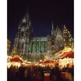 thumbnail image 2 of Cologne Cathedral And Christmas Market Poster Print, 2 of 2