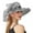 Grey, variant on Mifelio Ken/tucky Derby Hats for Women, Women's Solid Color Big Flower Shade English Lady Elegant Temperament Sun Hat, Sun Hats for Women Fascinators Hats for Women Beige