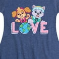 thumbnail image 3 of Paw Patrol - Love Earth - Toddler And Youth Girls Fit And Flare Dress, 3 of 5