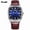 Brown belt-silver shell blue surface, variant on Quartz Watch for Men, Youth Watch, Ins Niche Design, Men's Square Retro Trendy Leather Strap Quartz Watch