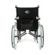 thumbnail image 4 of Silla de ruedas Karman Healthcare con liberación rápida, ejes y reposapiernas elevable, color negro, 11 kg, 4 of 4