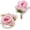 Pink rose, variant on 2Pcs Pink Corsage and Boutonniere Set Corsage Wristlet for Prom Decor Boutonniere for Men Wedding Flowers Accessories Party Suit Decoration(Light Pink)