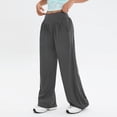 thumbnail image 4 of Endives Womens Baggy Pants Stretchy Flare Wide Leg Pants Lightweight With Pockets Fall Trendy 2025, 4 of 7