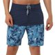 thumbnail image 1 of INSPIRE CHIC Pantalones cortos de bloque de color de verano pahombre Pantalones cortos de plapanadar con racon cordón Hoazul marino 30, 1 of 6