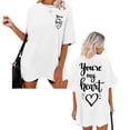 thumbnail image 2 of Women Tshirts Oversized Loose Shirts Tops Graphic Casual Funny Shirts Party Ladies Streetwear Dailywear, 2 of 5