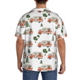 thumbnail image 3 of Gukieu Camp Van Print Men's Short-sleeved Shirts, Button-down Pocket Shirts, T-shirts, Beach Vacation Travel Summer Clothing-Medium, 3 of 5