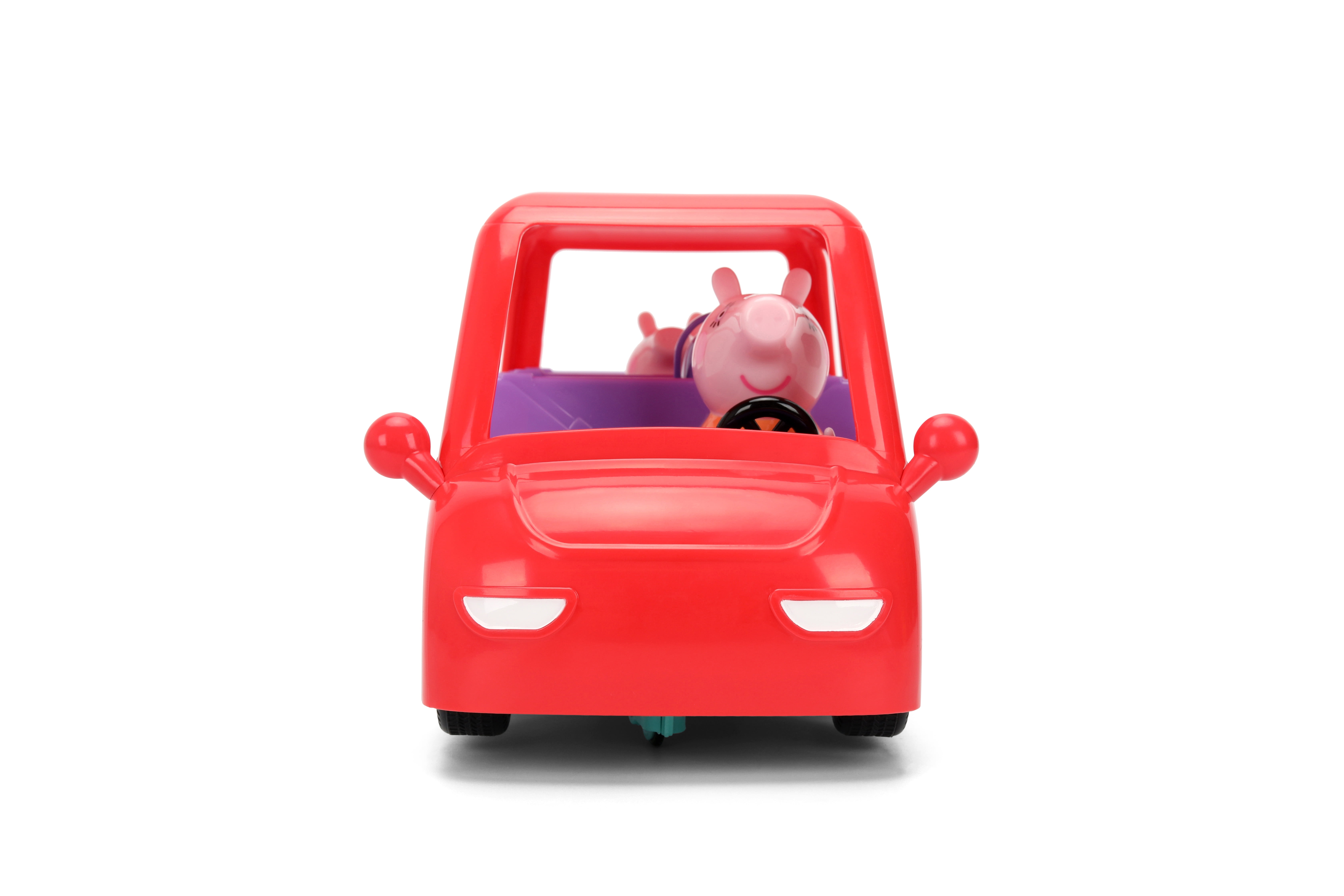 Jada Peppa Pig Family Car R/C – Easy-to-Use Remote Control, 3 Non-Removable Figures – Ages 3+
