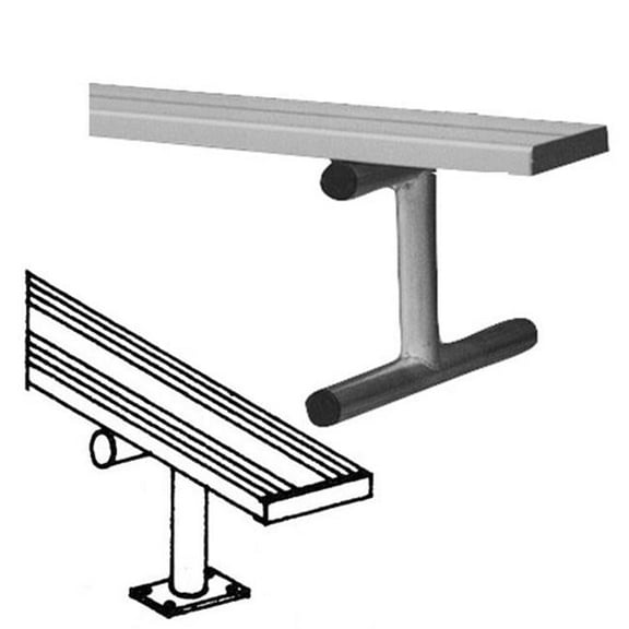 21 ft. Surface Mount Bench without Back