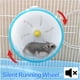 thumbnail image 5 of Juguete de ejercicio perfecto para hámsteres enanos y mascotas pequeñas: rueda para correr silenciosa azul de 14 cm, 5 of 5