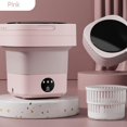 thumbnail image 2 of Mini Folding Washing Machine Portable For Clothes With Drain Basket Travel - Jxlgv, 2 of 5