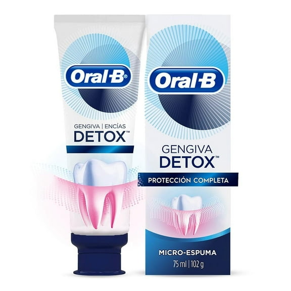 Pasta de Dientes Oral-B Encías Detox Protección Completa 75ml