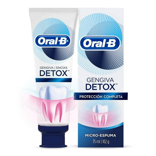 Pasta de Dientes Oral-B Encías Detox Protección Completa 75ml