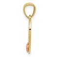 thumbnail image 2 of 14k Gold Two-tone BIG SISTER Heart Pendant Charm, 2 of 3