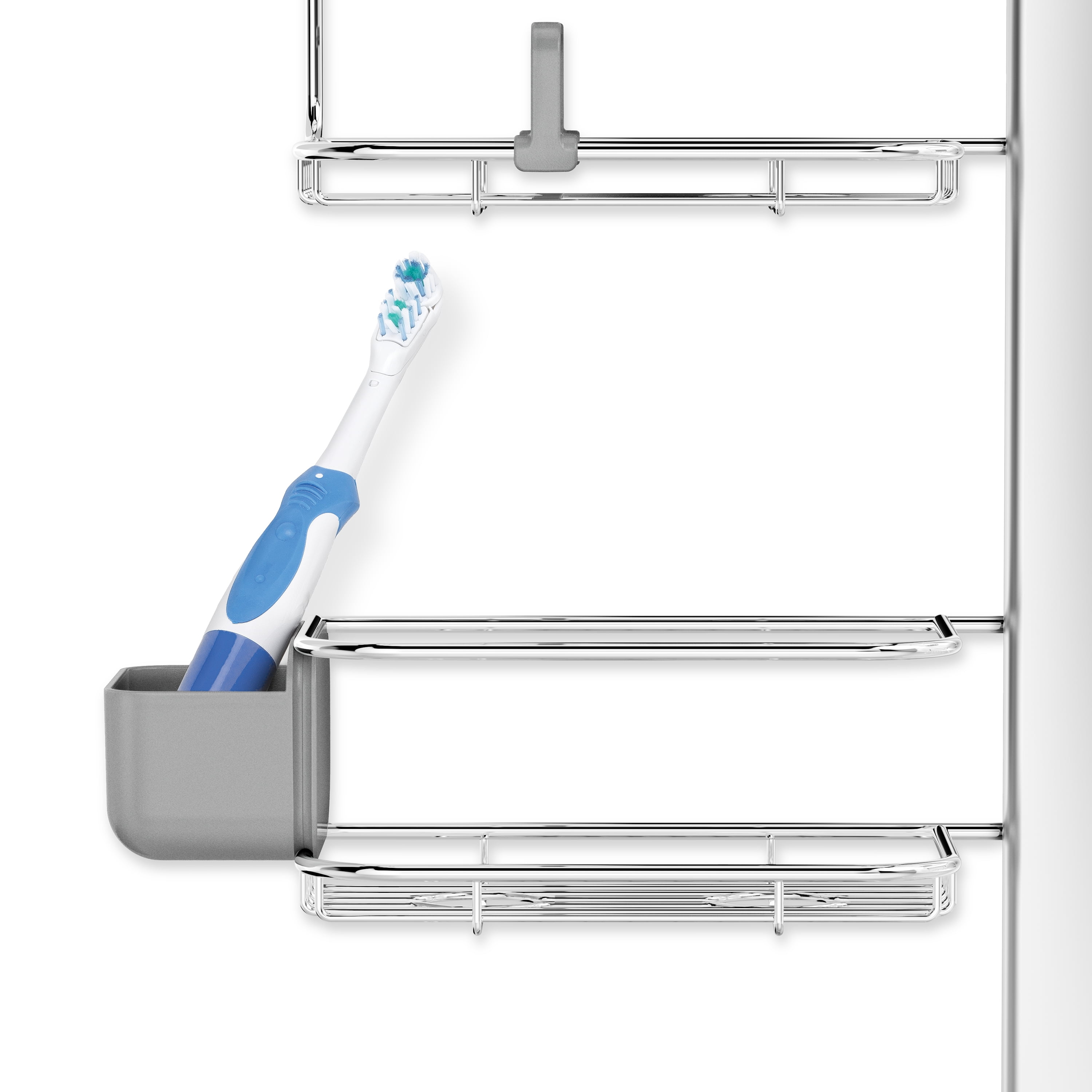 simplehuman Adjustable Shower Caddy Large Plus Stainless Steel