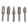 thumbnail image 3 of LLC 5Pcs Die Grinder Bits Tungsten Steel Alloy 6mm Shank Rotary Rasp Files Set for Wood Rubber Deburring Shaping Grooving, 3 of 9