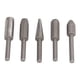 thumbnail image 3 of Juego de 5 brocas para amoladora de matriz de aleación de acero de tungsteno, vástago de 6 mm, limas rotativas para madera, caucho, desbarbado, modelado y ranurado., 3 of 14