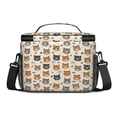 thumbnail image 3 of Cat Head and Dog Paw Print Insulated Lunch Box for Women Men, Medium Leakproof Cooler Bag with Adjustable Strap, 10"x6.7"x8", 3 of 6