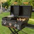 thumbnail image 3 of Blackstone 1550 On The Go Scissor Leg Tailgater - 17" Griddle + 17" Grill Box, 3 of 4