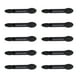 thumbnail image 5 of 10 pinceles desechables de doble cara para sombra de ojos con punta de esponja y aplicador de maquillaje ovalado (negro), 5 of 6