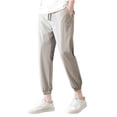 thumbnail image 1 of Zszcpp Work Pants Men Pockets Long Hiking Outerwear Twill Track Sweat Joggers Drawstring Trousers Casual Trouser, 1 of 5