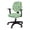 Clover Diamond Grid Print Green White, variant on SCRAWLGOD St. Patrick's Day Vintage Leprechaun Hat Clover Print Green Comfy Office Chair Covers Stretch Breathable High Back Chair Slipcover Easy to Install Universal Swivel Chair Cover, Set of 2