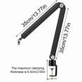 thumbnail image 5 of Microphone Arm Stand with Clamp 3/8" to 5/8" Adapter Adjustable Boom Arm 360 Degree Rotating Suspension Boom Mic Stand, 5 of 7