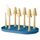 thumbnail image 1 of Baby Bottle Drying Rack, Cup Holder Detachable 6-Bracket Drain Cup Holder For Baby Bottles Cups Water Cup-Blue-Yellow, 1 of 4