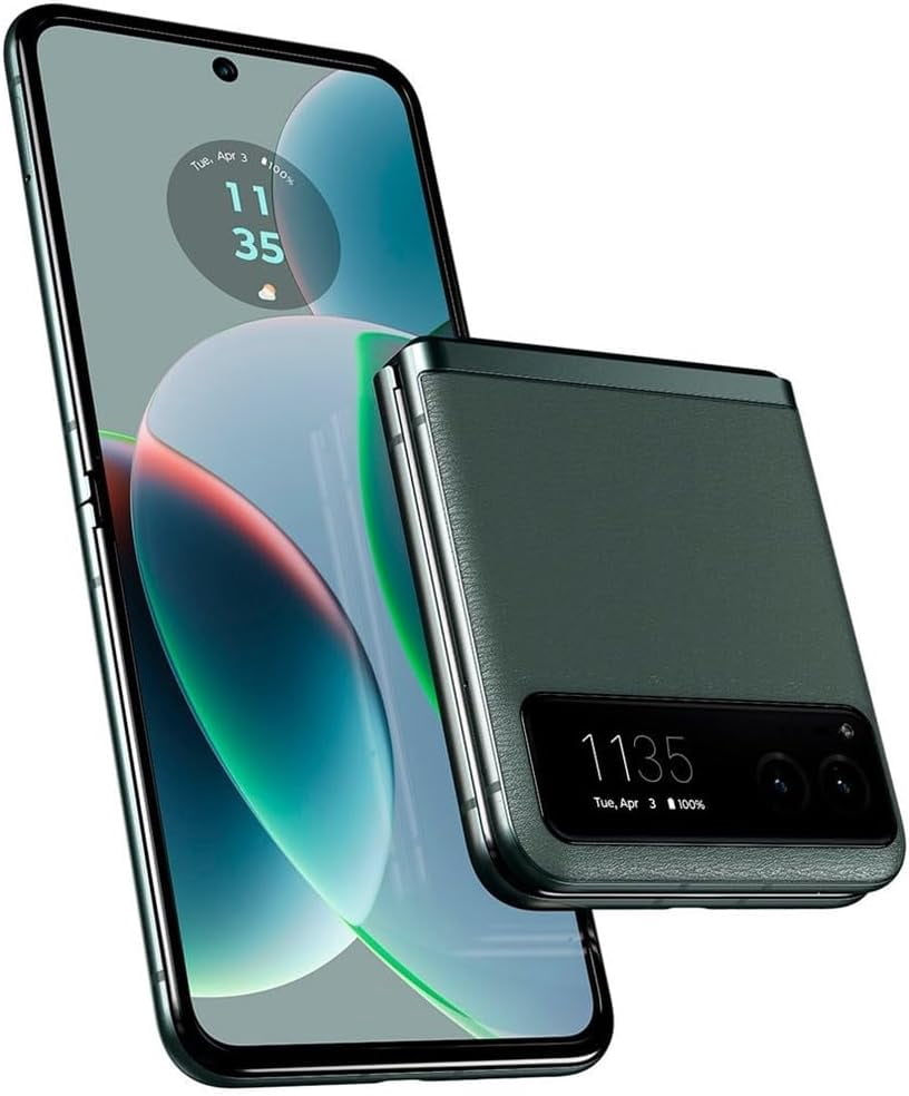 Restored Motorola razr 40 XT2323-2 Unlocked 128GB Sage Green (Refurbished)