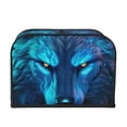 thumbnail image 2 of Fotbe Futuristic Blue Light Wolf for Four Slice Toaster Cover, Fingerprint Protector, Super Soft Appliance Cover And Dust Cover,Bread Dust Cover & Fingerprint Protection, 2 of 7