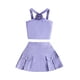 thumbnail image 1 of Odeerbi 9M-5Y Conjunto de Verano Para Niñas Camisola de Algodón Tops Halter Con Falda Conjunto de Dos Piezas Camisola de Flores Sin Mangas Conjunto de Falda, 1 of 7