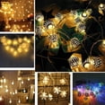 thumbnail image 2 of Guirnalda de luces LED con copos de nieve para Año Nuevo, decoración navideña para el hogar, guirnalda colgante, adorno para árbol de Navidad, regalo de Navidad, 2 of 5