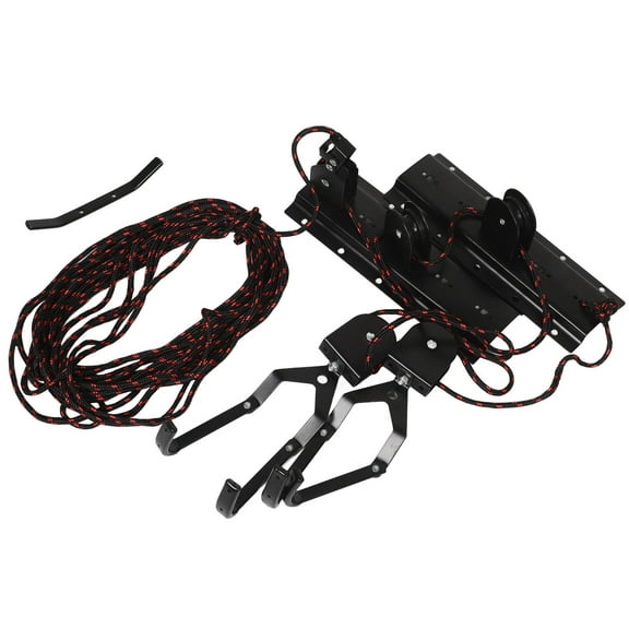 PENIKOKO Bike Pulley 1 Set Garage Ceiling Storage System Space-Saving Bicycle Lift Rectangular