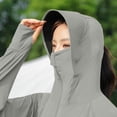 thumbnail image 5 of Abomasnow Women's UPF 50+ Jackets UV Sun Protection Full Zip Long Sleeve Hooded Jackets Casual Breathable Lightweight Hoodie Sun Shirts, 5 of 6
