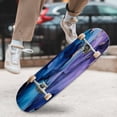 thumbnail image 4 of Skateboards for Beginners Currents translucent hues snaking swirls foamy sprays color shape 31"x8" Maple Double Kick Concave Boards Complete Skateboards Outdoor for Adults family friends Gifts, 4 of 5