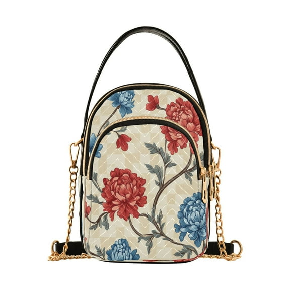 DIXRUYEE Cross Body Fashion Shoulder Waist Purse Bags Blossom Tango Pocket Handbags