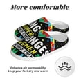 thumbnail image 6 of Easygdp I Love With Autism Slippers for Women Mens Winter Warm Home Slippers Plush Slip on House Slippers for Indoor Outdoor Shoes-35/36, 6 of 7