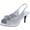 Silver, variant on Karen Scott Womens Breena Embellished Textured Heel Sandals