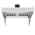 thumbnail image 5 of VEVOR Commercial Exhaust Hood,5FT Food Truck Hood Exhaust,201 Stainless Steel Concession Trailer Hood with 2 Detachable U-shaped Grid Oil Filter Mesh, Rust Resistant Vent Hood for Kitchen Restaurant, 5 of 9