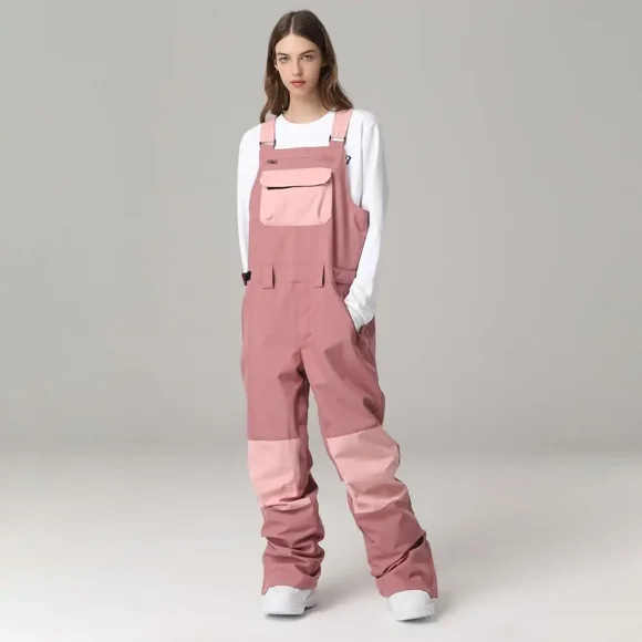 Ski Bib Pant Overalls Men Women Ski Jumpsuit Winter Outdoor Windproof Waterproof Skiing Snowboard Woman Snow Pants Ski Equipment