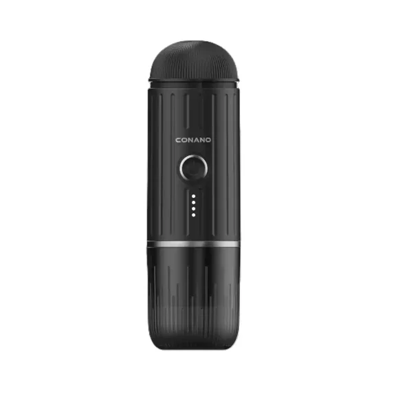 Conano - Fast self-heating Portable Electric Espresso Coffee Maker, 2 IN 1 Extraction, Support Ground Coffee and Capsule,Lightweight 710g, Essential for Outdoor Camping, Office Use, and Travel- Gray
