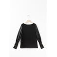 thumbnail image 5 of Redhotype Classic Puff-Sleeve Top - Black Elegance, Fit for Every Occasion!, 5 of 8