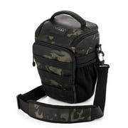 Tenba Axis v2 4L Top Loader Camera Bag for DSLR or Mirrorless camera with attached 24-70mm (or 70-200mm 2.8 when bag is expanded)  MultiCam Black (637-751)