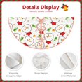thumbnail image 3 of Daiia Chicken And Plant Drawing Merry Christmas Tree Skirt , Xmas Large Lace-up Tree Skirt, Santa Snowflakes Rustic Home Decorations New Year Party Farmhouse Decor-48", 3 of 6