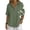 Army Green, variant on Zulora Women's Short Sleeve Hawaiian Shirt Casual Floral Button Down Vacation Tops