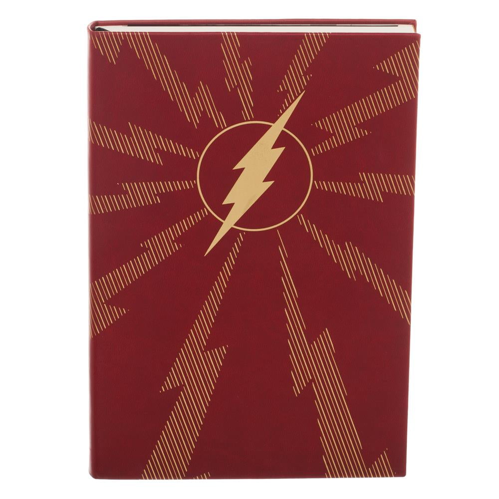 Flash PU Red with Yellow Logo Hardcover Writing Journal