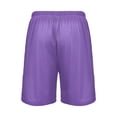 thumbnail image 3 of Men's Pajama Shorts Bottoms with Pockets Soft Lightweight Lounge Sleep Wear Purple, 3 of 6