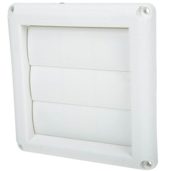 DINHEAROM 1Set Dryer Vent Cover Outdoor With 7.86X4.91X1.57in Size White Color Plastic For Homeowners