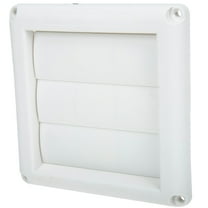 DINHEAROM 1Set Dryer Vent Cover Outdoor With 7.86X4.91X1.57in Size White Color Plastic For Homeowners