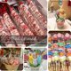 thumbnail image 2 of 200 bolsas transparentes y largas for dulces, bolsas de plástico de celofán for galletas, piruletas y embalaje de regalo de alimentos, ideales for bodas y fiestas de cumpleaños, 2 of 7